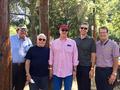 Left to right PRDS President Mark Burns, SILVAR President-elect Bill Moody, Executive Officer Paul Cardus, Jeff Bell and District Chair David Hunt