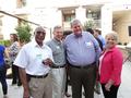 Left to right are Mountain View Chamber Board Chair Lonnie Gary, Mike Kasperzak, SILVAR PRDS President Mark Burns, SILVAR member Joanne Fraser. Fraser serves as a Mountain View Chamber Ambassador.