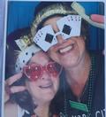 Barbara Miller and Leslie Butlar in the photo booth