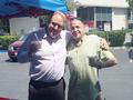 Shawn Carroll and Alan Feldman stopped by for ice cream.