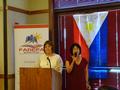 Tess Crescini and NAR President's Liaison to the Philippines Jennifer Tasto announce a trade mission to the Philippines in 2018.