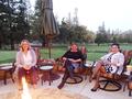 Members enjoying the patio at La Rinconada Country Club.