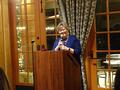 Mary Kay Groth, 2017 Los Gatos/Saratoga District chair, welcomes everyone.