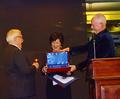 2017 President Denise Welsh is presented with a gavel as a thank you for her service to the Association.