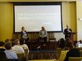 A session on "The Future of Smart Homes" moderated by CBS News technology journalist Larry Magid, featured Sean Paterson, head of marketing and sales for Noon Home, and Sophie Le Guen, director of product management of Nest.