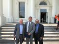 SILVAR President Bill Moody, Government Affairs Director Ryan Carrigan, President-elect Alan Barbic