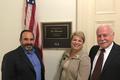 President-elect Alan Barbic, Board Director Joanne Fraser and President Bill Moody