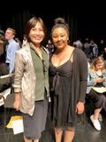 Amy Sung with Palo Alto High School's Charitable Foundation scholarship award recipient, Naima Castaneda Isaac