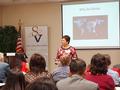 Global is a business that never sleeps because anywhere in the world someone is awake, so you have to be flexible because responding right away to inquiries is important, said Vicky Silvano.