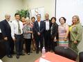 Vicky Silvano and Rusmin Lawin pose with SILVAR Global Business Council members David Tonna, Mark Wong, Tess Crescini, Joanne Fraser, Ketan Jashapara, Mitra Lahidji and Alicia Sandoval. Not pictured are Jimmy Kang, Lisa Wendl and Daisy Huang.