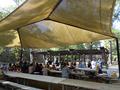 Although the weather was perfect - not too hot, the shaded area made it even more comfortable for members to enjoy their meal.