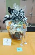 Dom Pérignon champagne, La Rochere champagne flutes, gourmet food items donated by Sereno Group