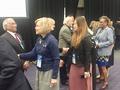 Attending the CIPS Pinning Ceremony were nearly 200 new CIPS designees from around the country and the world. Here they are being congratulated by all the CIPS instructors after receiving their CIPS pin.