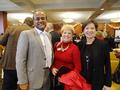 Ketan Jashapara, Board Director Joanne Fraser and Rosa Bencuya