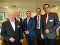 SILVAR President Bill Moody with David Tonna, SILVAR GAD Ryan Carrigan, David Hunt and Kyle Chuang with Farmers' Insurance.