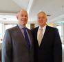 SILVAR Executive Officer Paul Cardus with incoming District Chair Jim Hamilton.