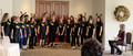 The Fisher Middle School Singers sang beautifully in a capella