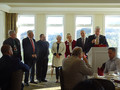 Incoming District Chair Jim Hamilton speaks to members