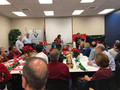 Lots of laughter and fun gift giving.