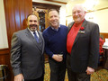 President-elect Alan Barbic, Chris Isaacson and Darrell Monda