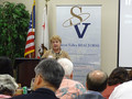 SILVAR Global Business Chair Joanne Fraser welcomes everyone to "Understanding Silicon Valley Immigration."