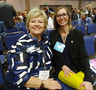 President-elect Mary Kay Groth and Liz Doyle