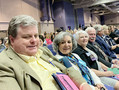 PRDS Board President Mark Burns, PRDS counsel Vickie Naidorf, Suzanne Yost, Bill Moody