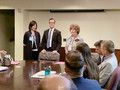 Key contacts Leannah Hunt and Amy Sung introduce Assembly Member Marc Berman, who is a strong proponent of housing.