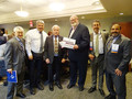Karl Lee, Kevin Cole, Bill Moody, Sen. Beall, SCCAOR President Gustavo Gonzalez and SILVAR President Alan Barbic