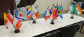 Decker had students identify each flag.