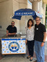 Ice cream was provided by Bay Area Ice Cream Catering. Pictured are SILVAR affiliates Terry Saldivar and Art Clark.
