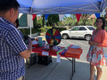 Members and guests could try their luck on a Wheel of Fortune.