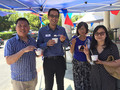 Cupertino-Sunnyvale District Affiliate Chair Kyle Chuang (second from left) with members