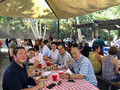 Members enjoying their meal