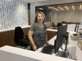 Our staff is ready to greet you at our new reception area.