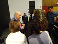 Members confer with C.A.R. CEO Joel Singer.