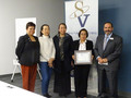SILVAR President Alan Barbic presented CREBA with a certificate commemorating SILVAR's six years of friendship with CREBA. SILVAR is NAR's Ambassador Association to the Philippines.