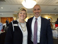 President-elect Mary Kay Groth and Ryan Nunnally