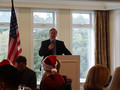 District Chair Jim Hamilton welcomes members.