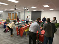 Thanks to our affiliates, the room was decorated for the season.