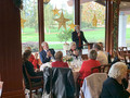 Los Altos-Mountain View District Chair Greg Boudreau welcomes members to the holiday breakfast.