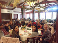 Members enjoying breakfast.