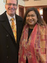 David Hunt with SILVAR Customer Service Representative Hilda Ena