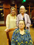 Santa Cruz County AOR President Morgan Lukina, SAMCAR CEO Alane Gilbrech and Kathy Hartman (seated), Santa Cruz County AOR CEO