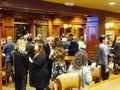 Members and guests enjoying the cocktail hour.