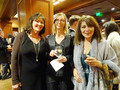 Wendy Tomaro, Los Gatos-Saratoga District Chair Elizabeth Doyle and Hilda Ramirez