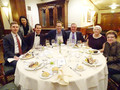 Andrew Slyke, Rachel Repka (standing), Brett Caviness, Ken DeLeon, Steve Milender, Suzanne Yost and Carole Feldstein