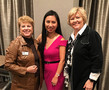 2020 WCR SV President Thuy Tran with SILVAR President-elect Joanne Fraser and President Mary Kay Groth.