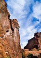 Cliff and clouds (#1), Canyon de Chelly, Arizona
