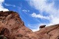 Cliff and clouds (#2), Canyon de Chelly, Arizona